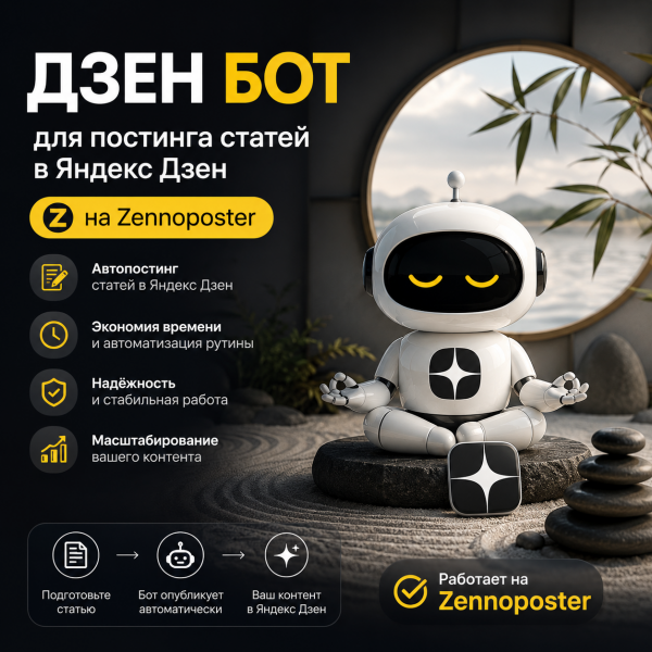 Дзен бот для постинга статей в Яндекс Дзен на ZennoPoster